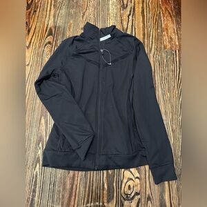 Fabletics Black Zip-Up Jacket